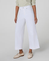 SPANXshape™ Original EveryWear Cropped Wide Leg Jeans | White